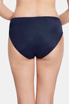 Amante Low Rise Three-Fourth Coverage Bikini Panty - Evening Blue — thumbnail 3